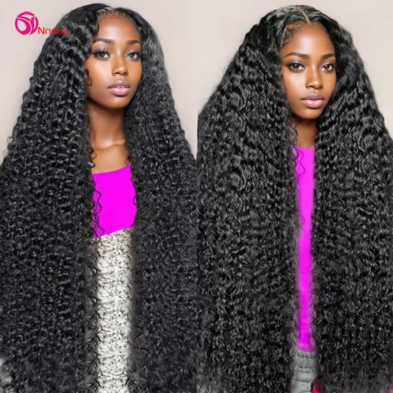 

38 Inch Water Wave Transparent 13x6 Lace Frontal Human Hair Wig Glueless Brazilian Curly Wigs 13x4 Hd Lace Front Wig For Women