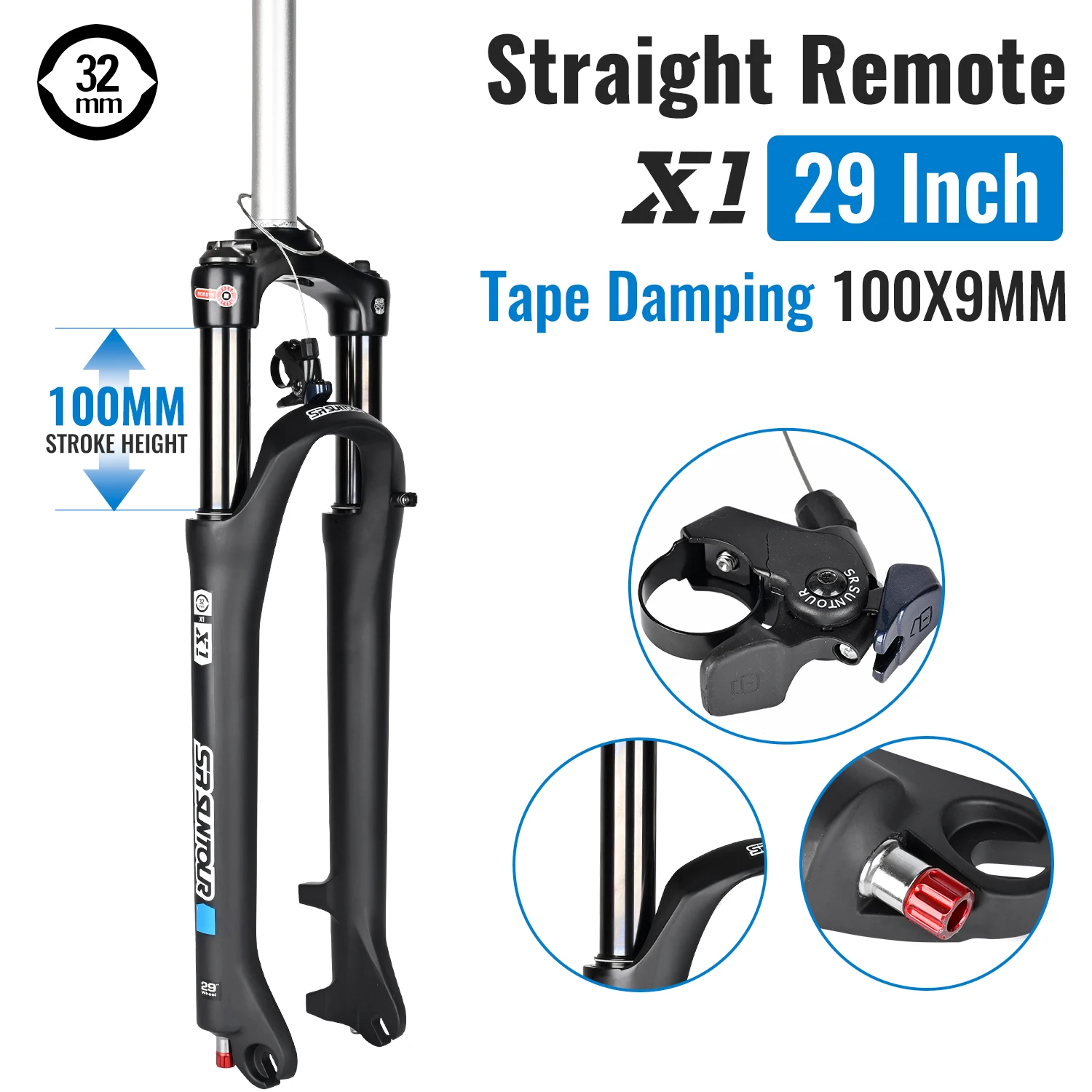 SR Sounter XCR Fork 110mm 27.5インチ用 Se555cafc3de54bce8d5de0665139c