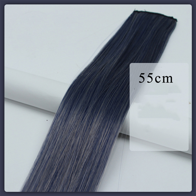 New Long Wavy Wig For Color Wigs Long Hair Highlighting Gradient Invisible Seamless Natural One-piece Hair Hanging Ears