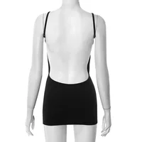 Autumn Winter Sexy Backless Y2K Black Women Mini Dress Outfits Party Club Birthday Sleeveless Bodycon Short Dresses Vestido Gift - Image 6