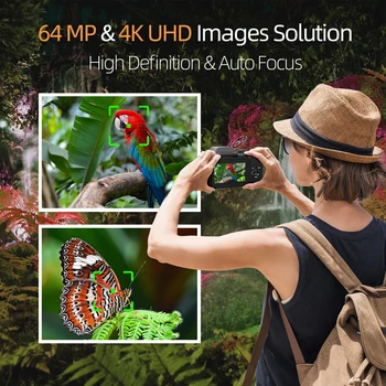 Digital Camera 4K 64MP 16X flip camera suitable for YouTube, suitable for photography beginners easy to learn and operate camera 3