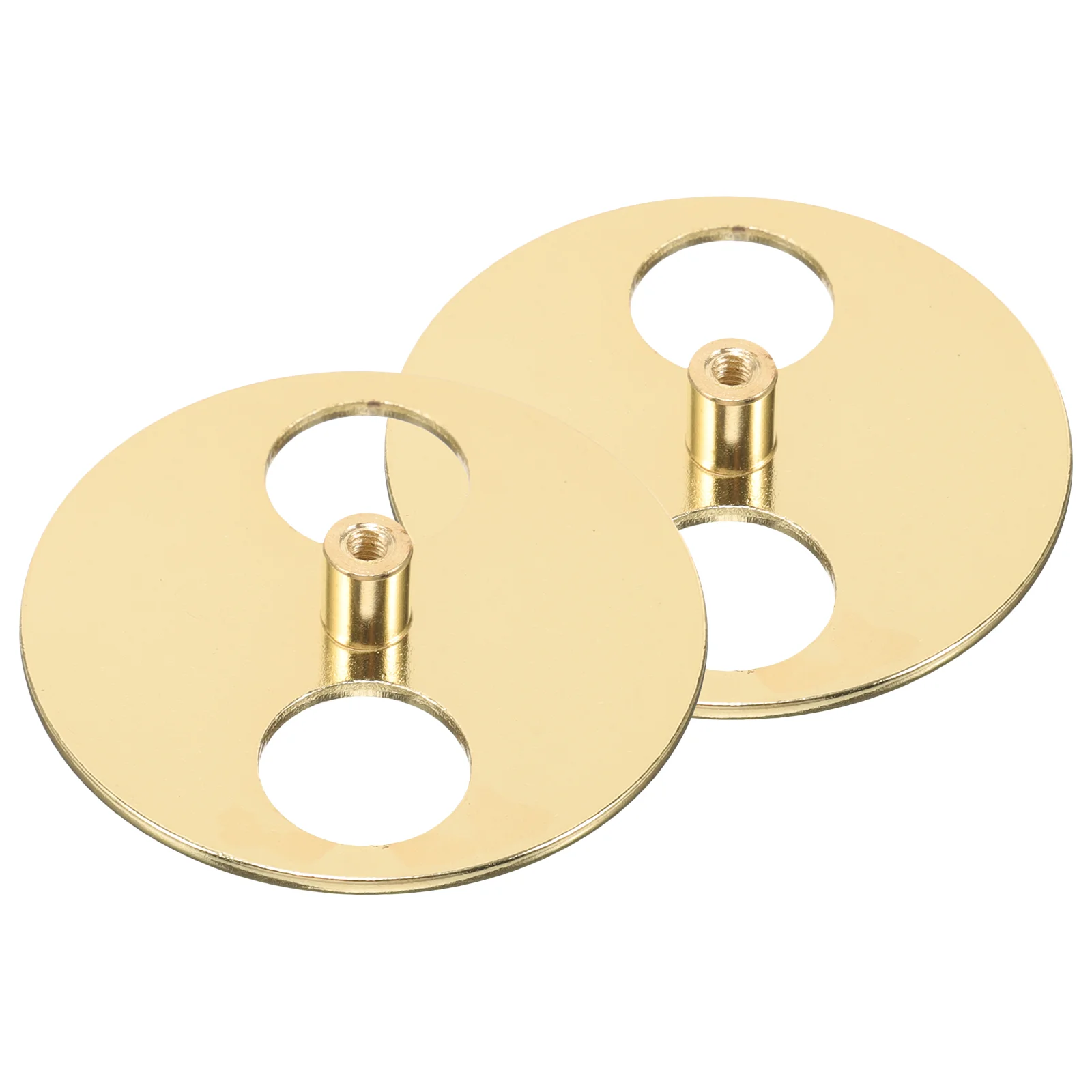 2pcs Music Box Winder Bases Winder Circular Disk Music Box Key Bases Replacement Parts