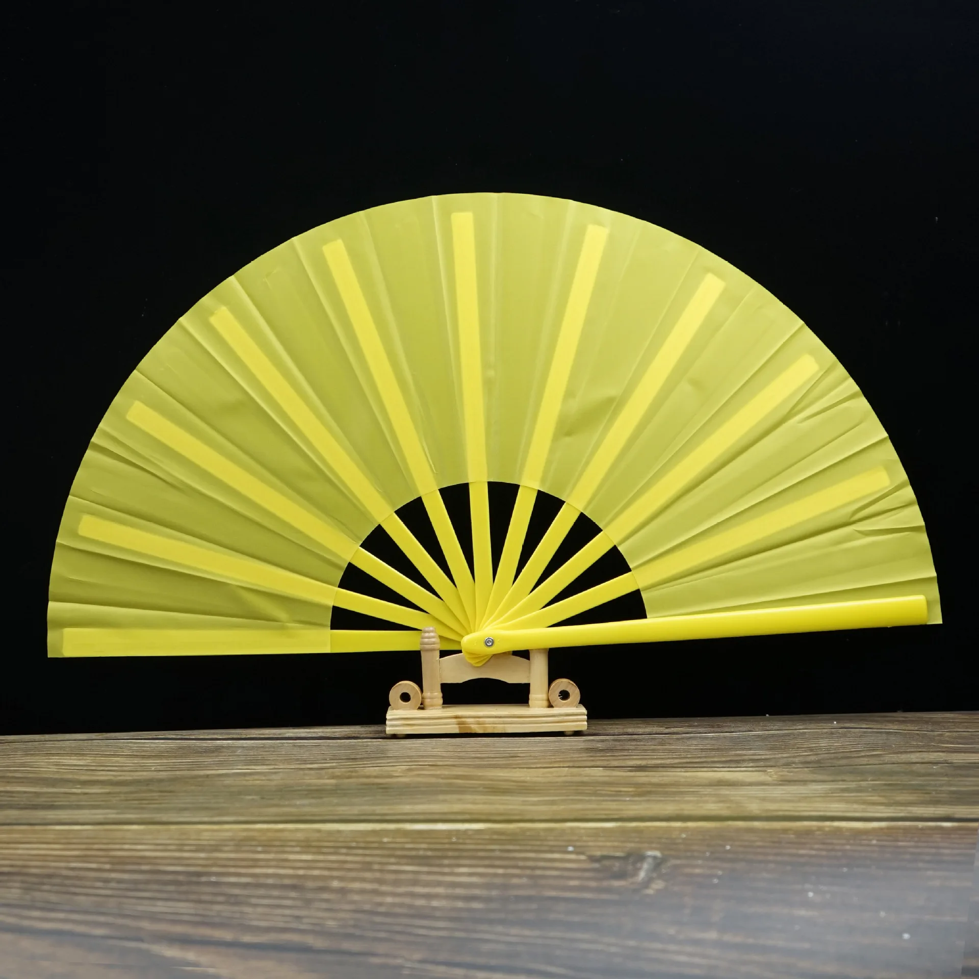 Chinese Tai Chi Yoga Kung Fu Fan Plastic Bone Dance Performance Hand Hand Folding Stage Fan Chinoiserie Gift Wedding Party Decor folding fan hand fan kung fu fan