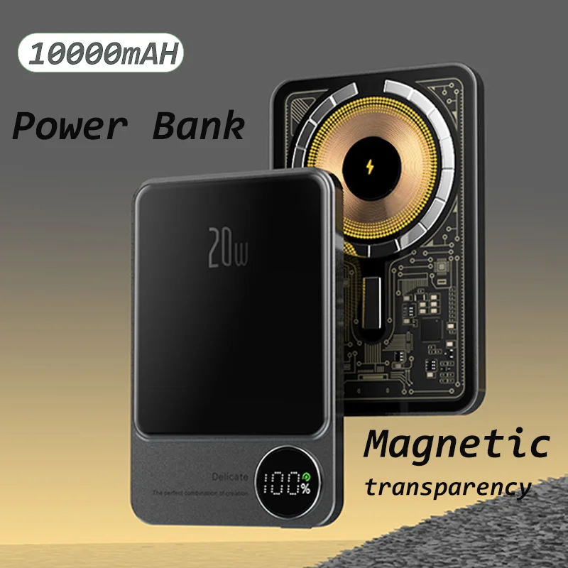 10000mAh-Macsafe-portabel-Power-Bank-22-5W-Magnetic-Fast-Charger ...