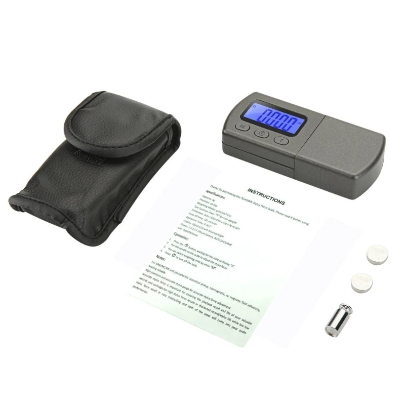 

5g/0.01g Turntable Stylus Force Tracking Scale Phono Turntable Cartridge Gauge