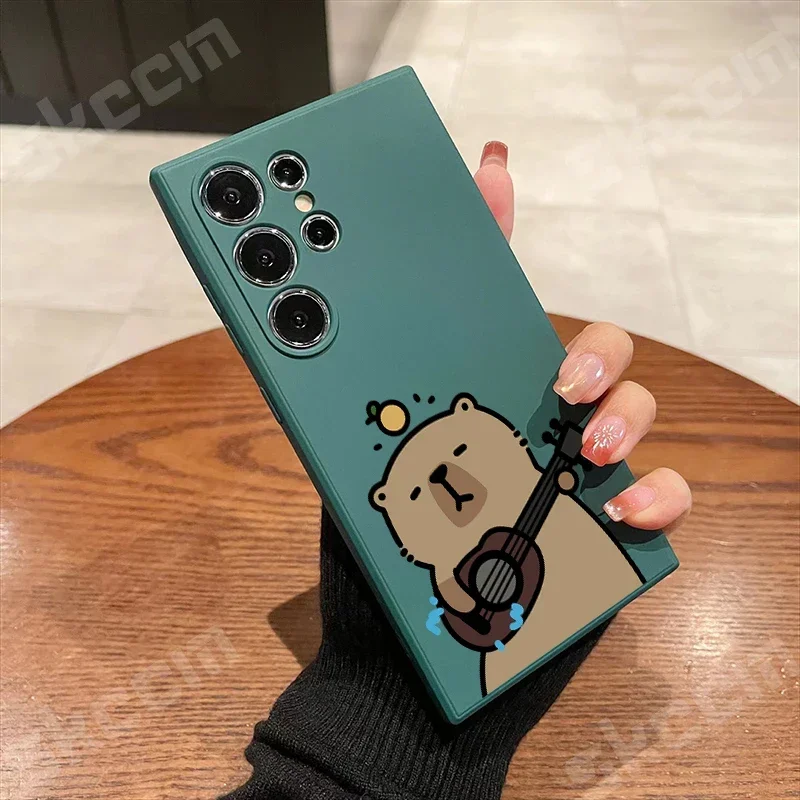 Adorable Cartoon Capybara Phone Case Cover