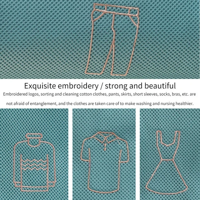 Xiaomi Mijia Mosókáska Hálómosó Fehérnemű Mosógép Táskák Hordozható Ruhák Szervező Zokni Melltartó Mosoda Kosár - Image 3