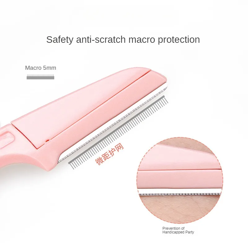 Eyebrow Trimmer Set Eyebrow Razor Set Eyebrow Trimmer Blade Eyebrow Razor Eyebrow Trimmer Face Shaver Facial Hair Remover Hair Shaver Eyebrow Trimmer Blade Shaver Portable Face Razor Epilation Hair Removal Cutters Safety Razor Woman Makeup