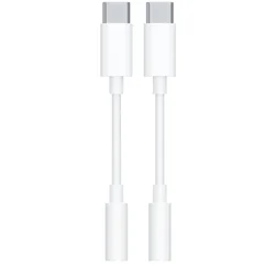 Enhanced Audio USB - C to 3.5mm Headphone Adapter - 2 Pack (2PCS white)