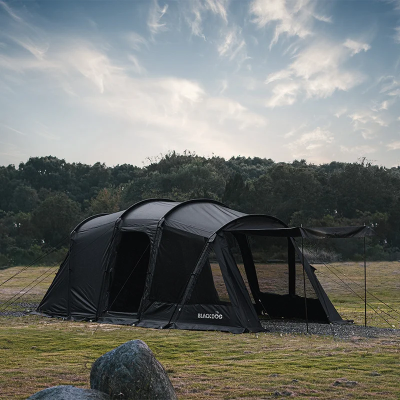 Naturehike-Blackdog トンネルテント屋外キャンプ用品 1 つの部屋と 1