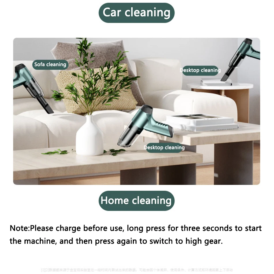 Wireless 120000Pa Car Vacuum Cleaner | Car Care Accessories