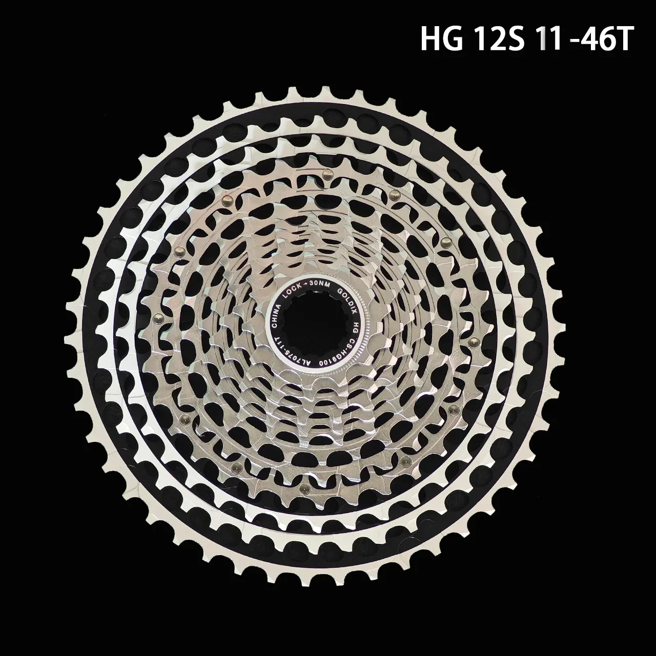 GOLDIX 12 スピード超軽量 MTB カセット HG 12S 11-51T/12S 11-46T XD