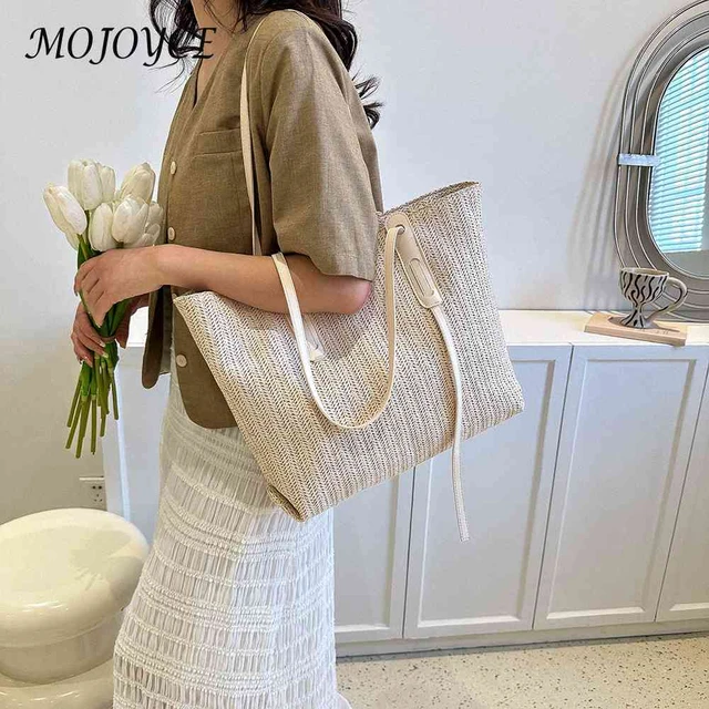 Large Capacity Women Straw Handbags High Quality Ladies Big Travel  Messenger Bags for Women Casual Female Summer Beach Tote Bag - AliExpress