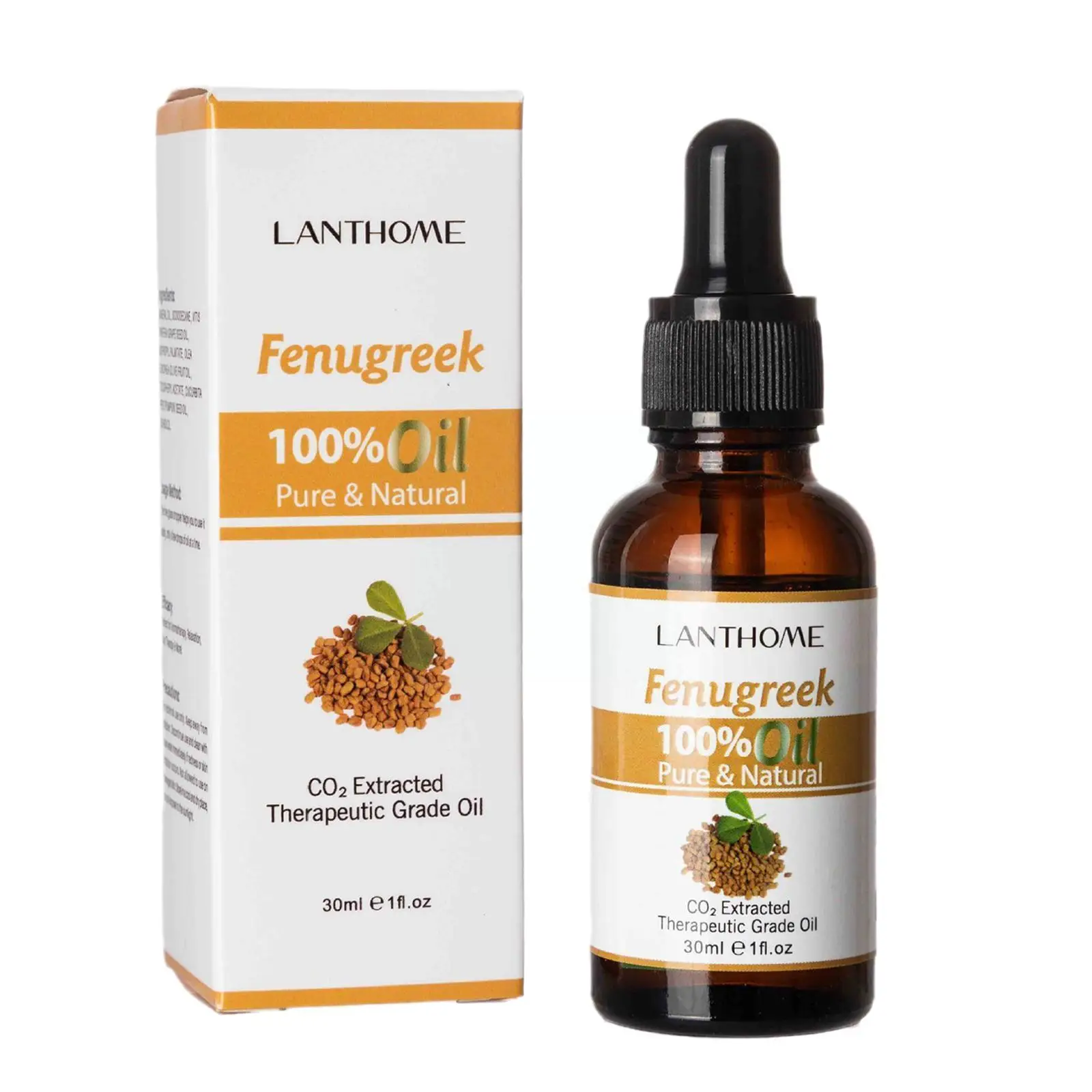 Fenugreek Oil Essential Oil Breast Buttocks Enlargement Skin Hair Up Face Care Brighten Oil