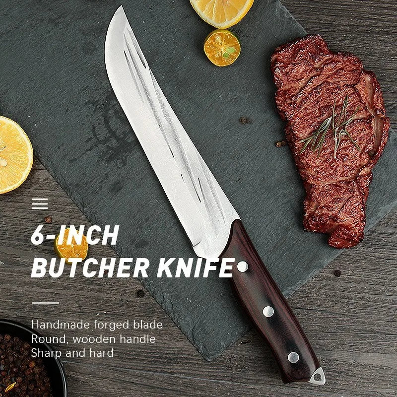 5Cr15Mov Stainless Steel Butcher Knives Set Meat, 41 OFF