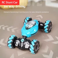 New RC Car 4WD Climbing Stunt LED Electric Cars Gesture Induction Deformation Twist Remote Controlled Car Electronic Toys Gifts 1