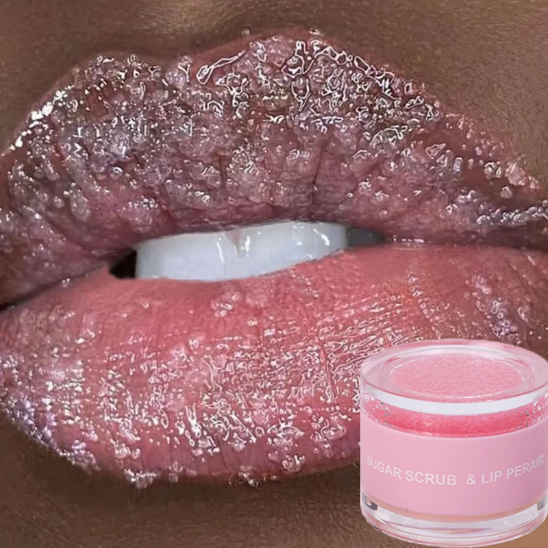 

2 in 1 Exfoliating Scrub Lip Mask Lasting Nourishing Repair Dead Skin Fine Lines Lip Balm Plumper Moisturized Lips Care Cosmetic