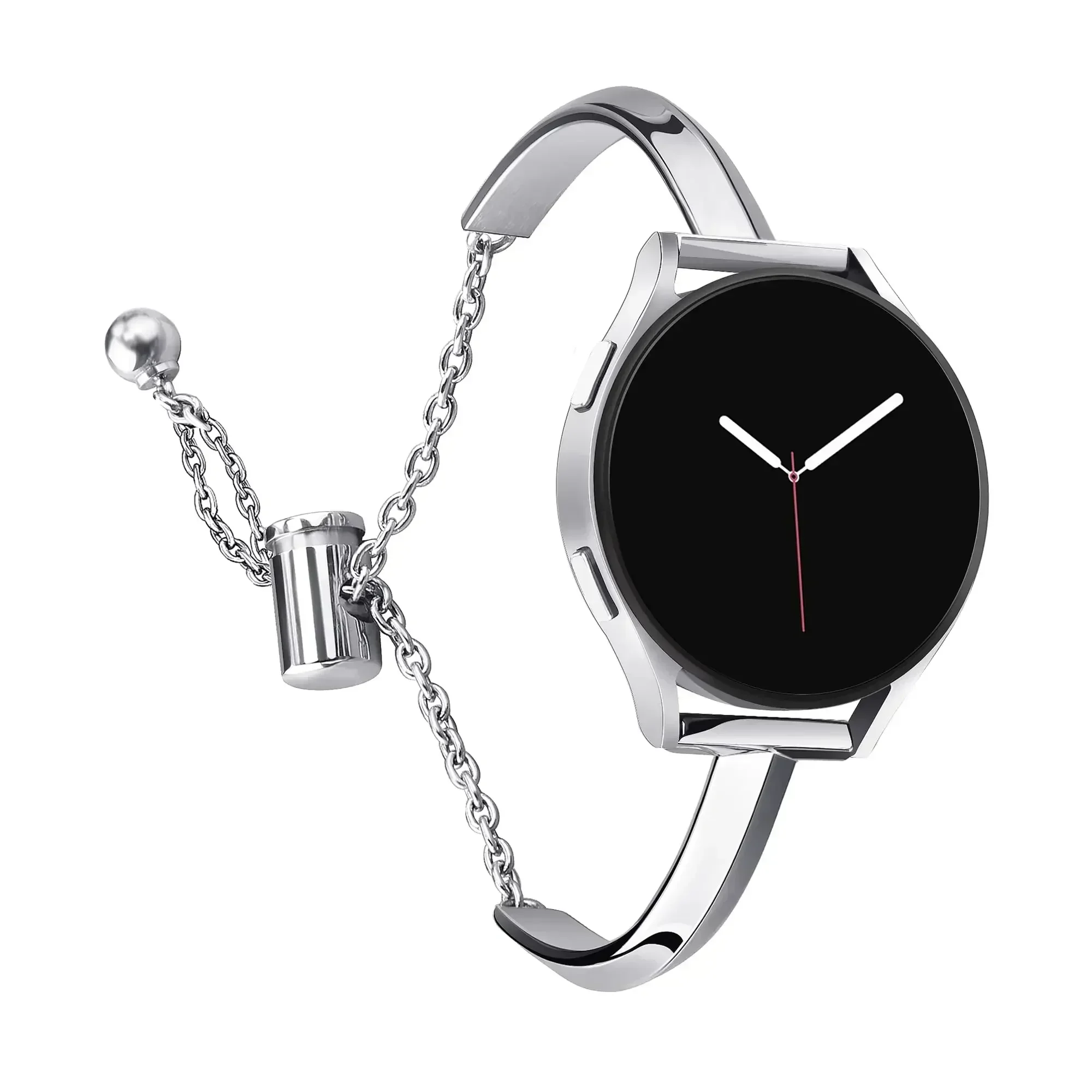 Women's 20mm Slim Stainless Steel Watch Strap - Elegant Bracelet Design
