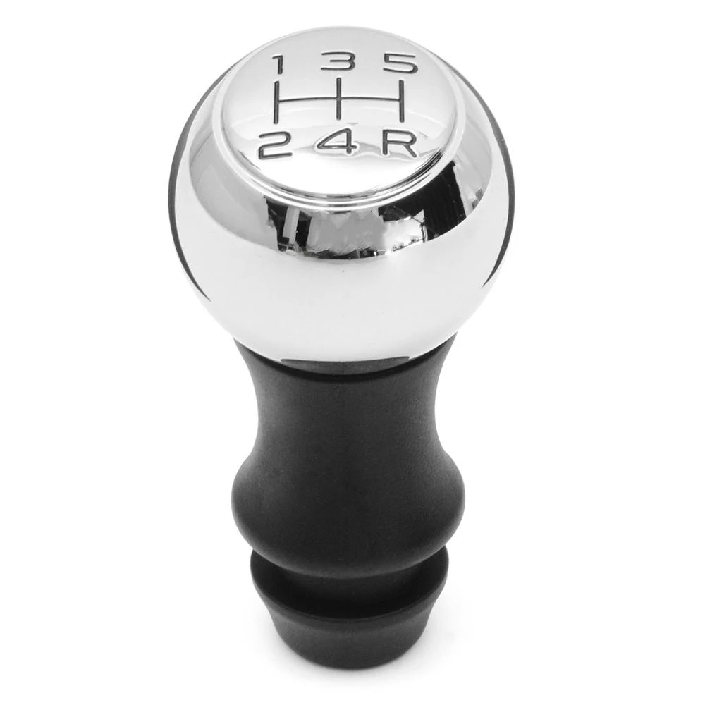 Car Gear Shift Knob 5 6 Speed Alloy MT Gear Shift Knob Peugeot 206 306 106 307 308 301 308 807 Citroen C1 C2 C3 C4 Chrome Accessories