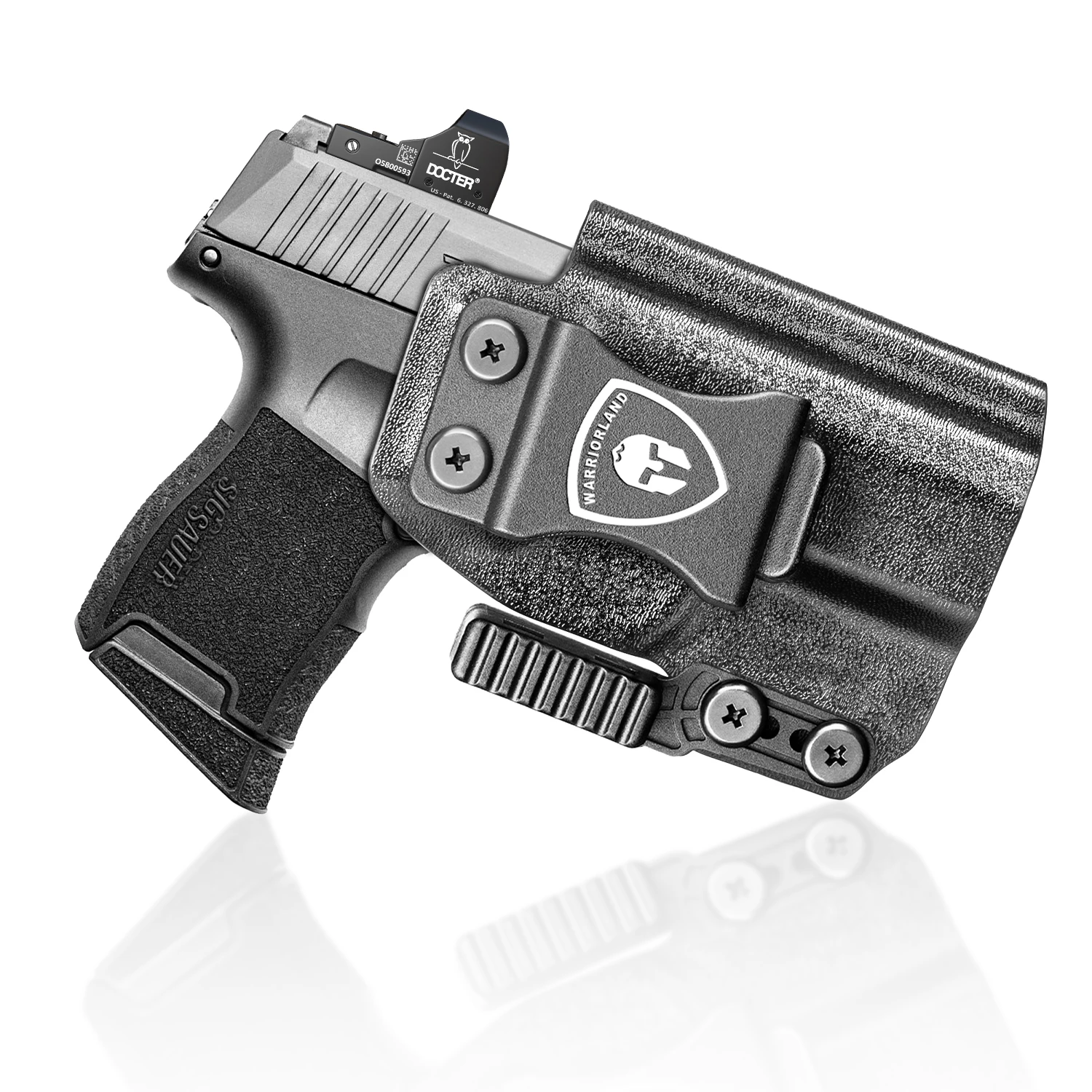 

Sig P365 Holster IWB Kydex Holster Fit: Sig Sauer P365 / P365X / P365 SAS Pistol Inside Waistband with Claw Optic Cut Right Hand
