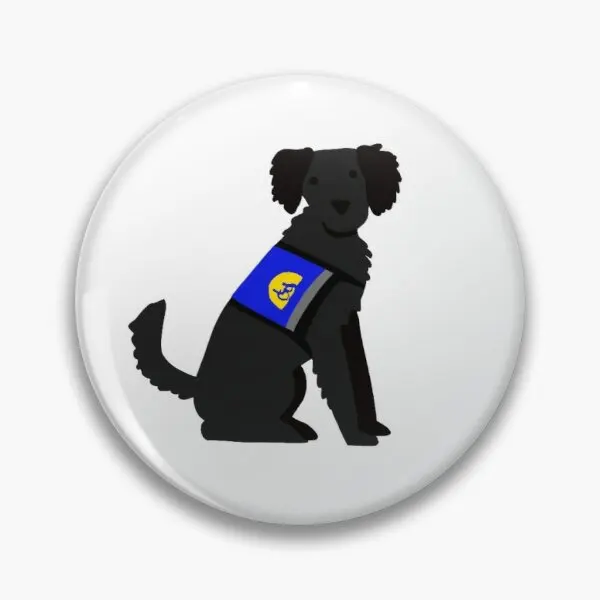 

Черно-Золотая мягкая булавка на булавке для сервисной собаки Забавный подарок для любимой одежды металлическая мультяшная креативная булавка на лацкан модная брошь значок на шляпу