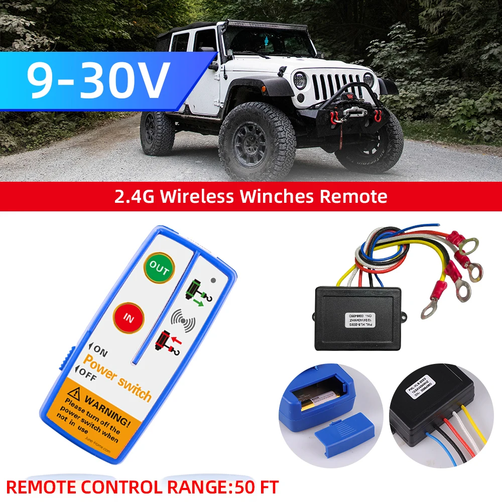 Remote Control Kit Wireless Winch Switch For Truck