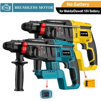 26MM Brushless Electric Hammer Drill Multifunctional Rotary Cordless Rechargeable Power Tools Fit Makita/Dewalt 18V Battery 1