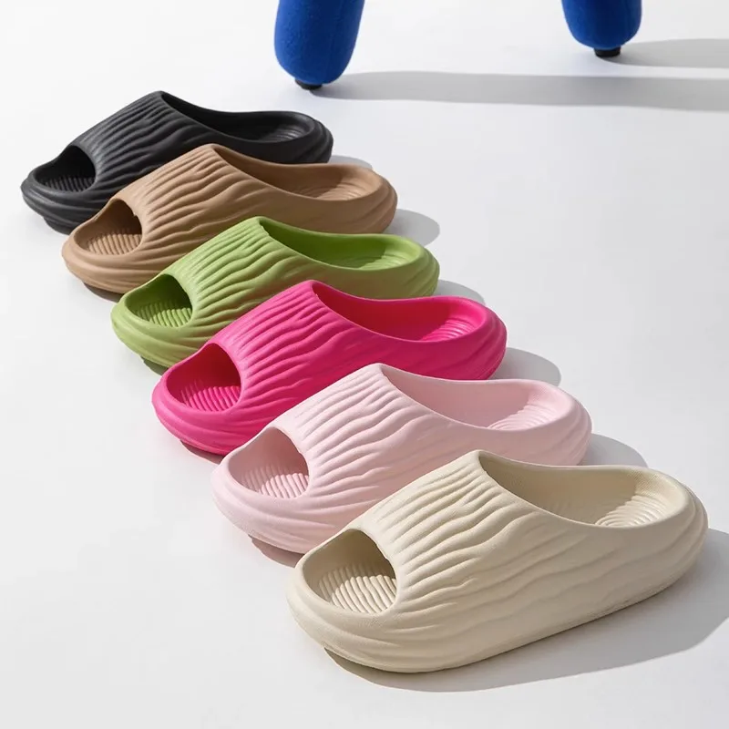 Women's Super Soft Eva Thick Platform Slides Minimalist And Comfortable Indoor Bathroom Non-slip Slippers female slippers