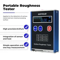 Surface Roughness Tester Portable Roughness Gauge Ra/Rq 0.05~15.0μm Rz/Rt 0.1~50.0μm with Standard Calibration Block and Bracket 2