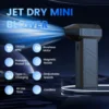 Ultra Powerful Mini Turbo Jet Fan - 130,000 RPM, 4000mAh Rechargeable Battery, High Speed Brushless Motor for Home and Office Cl 1