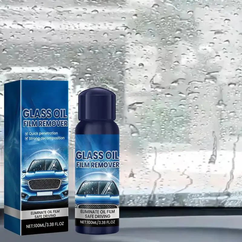 Glass Cleaner For Cars Car Windshield Cleaner Multifunctional Mild 100ml Auto Window Car Care Tool For Glass