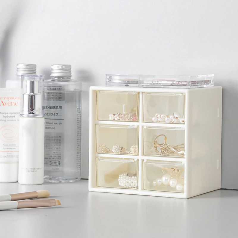 1pc Desktop Drawer Storage Boxes Sundries Case Small Objects.
