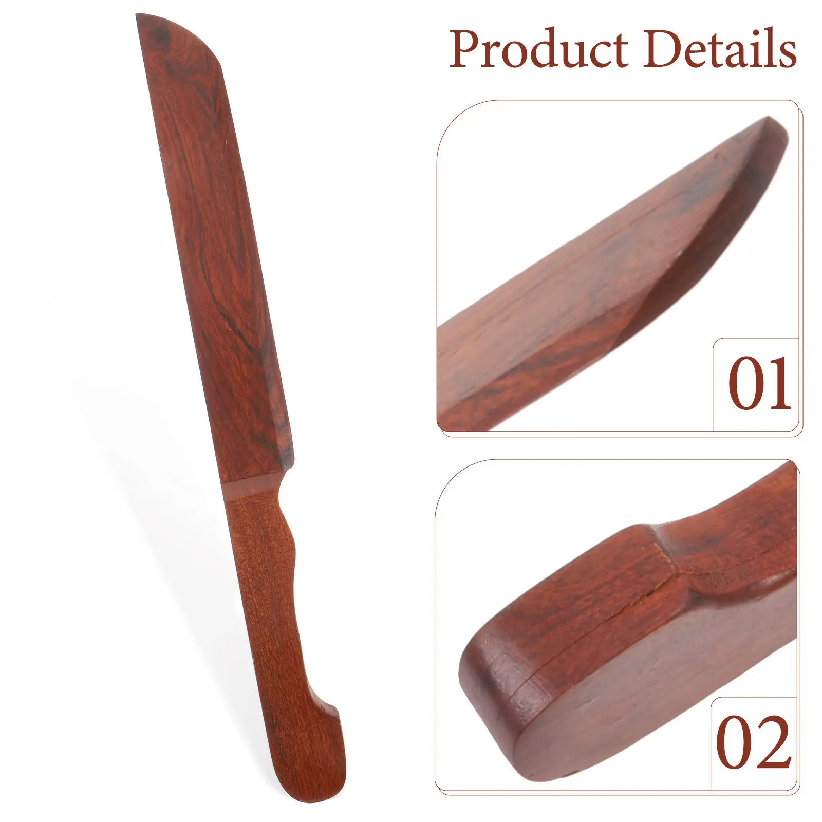 중국 미술용 종이 절단기 나무 종이 절단기 가볍고 편안한 봉투 오프너 편지 절단 도구 사무용