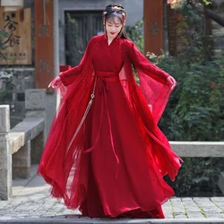 Hanfu Chinese Traditional National Fairy Costumes Ancient Han Dynasty Princess Stage Costumes Folk Dance Costumes