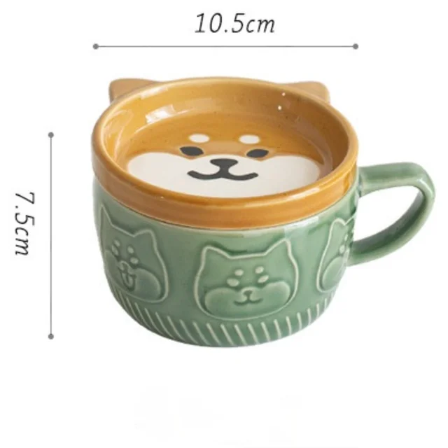 Ceramic Creative Animals Cup 6