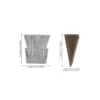 4 Pcs Ax Hammer Wedge for Axe Taper Conical Nail Installation Accessories Replacement Iron Wooden Handle Wedges 2