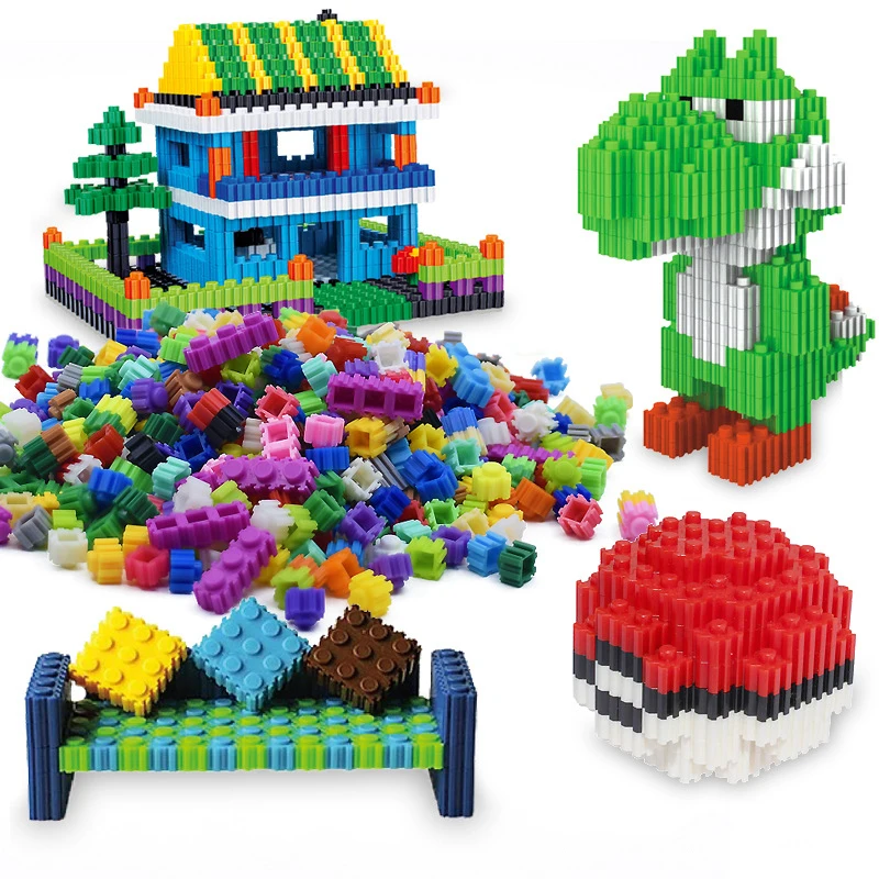 100pcs Snowflake Building Block Children Early Education Puzzle Toys Bullet Micro Diamond Assembling Building Blocks Toys DDJ