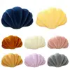 Shell-Shaped Pillow Soft Seashell Bed Sofa Cushion Velvet Stuffed Pillow Cushion Mermaids Fairy Princess's Home Room Decoration 2