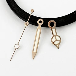 Green Luminous Multi - Color Watch Hands Set with Silver and Gold Accents (NO.3 Rose Gold)