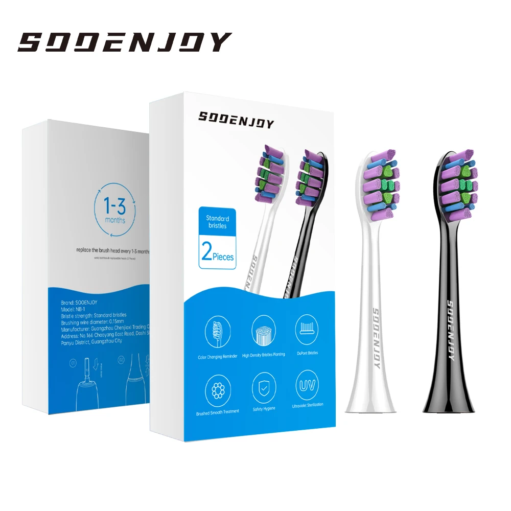 Replacement Toothbrush Heads for Sonic Electric Brush