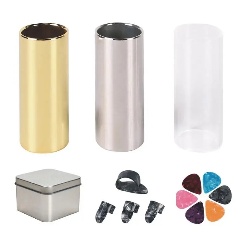 Guitar Slide Ring 60mm Acoustic Guitar Slide Music Instrument Accessories Kit For Live Performance And Practice Tone Enhancement