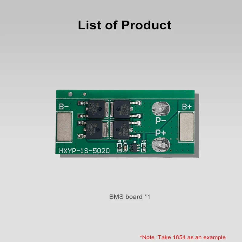 BMS 1S 12A 20A 25A 3.7V lithium battery protection board 18650 4.2V charging vol