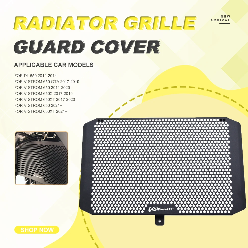 

Radiator Guard Protector Grille Grill Cover For SUZUKI V-STROM VSTROM DL650 DL 650 GTA V-Strom 650XT GTA Water Tank Protection