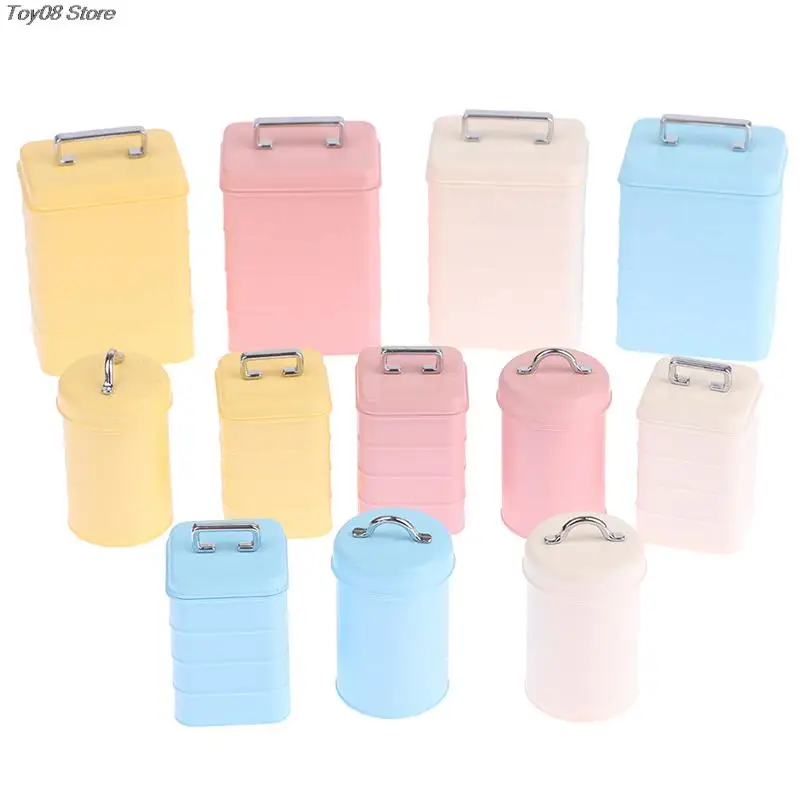 

3Pcs/Set 1/6 Dollhouse Bread Storage Box Mini Food Box Lunch-box Model Dollhouse Kitchen Furniture Accessories Pretend Play Toy