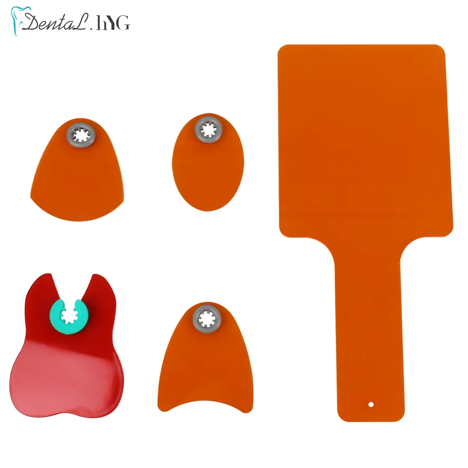 Panneau De Protection Laser Dentaire Anti-lumière Bleue - Couleur Orange - Pour Lampe De Durcissement UV/LED