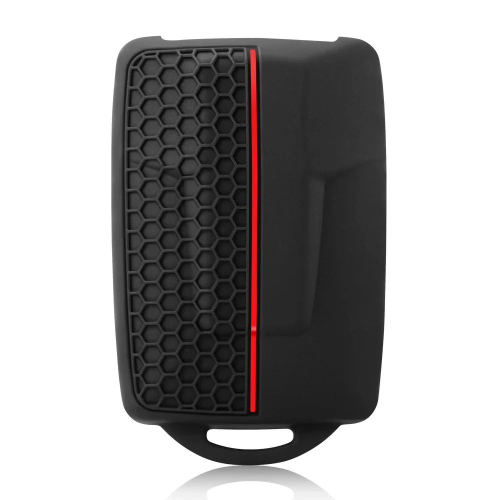 Silicone Car Key Case and Keychain Holder - Premium Remote Cover Bag Shell Accessories