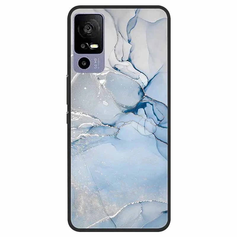Elegant Marble TPU Silicone Case - Fashionable Protective Cover