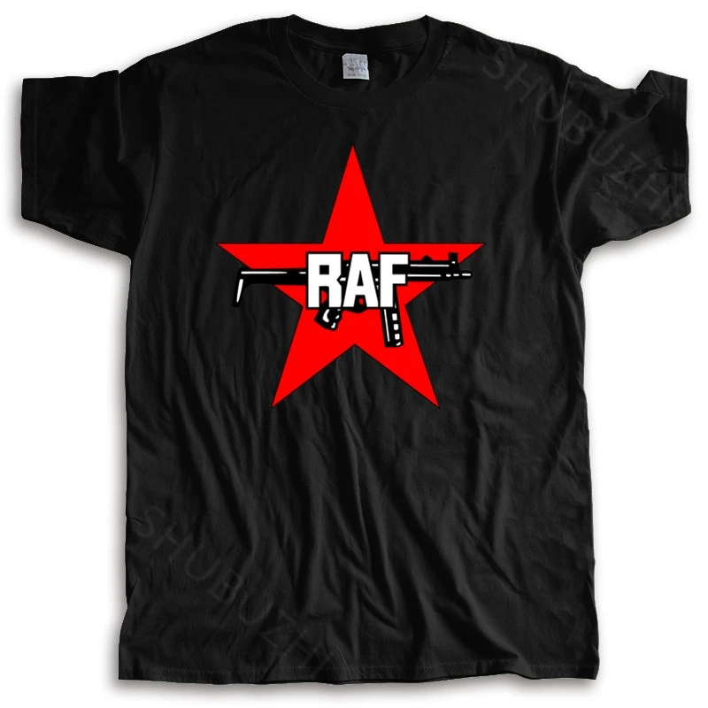 Hot sale men brand t shirt summer cotton tshirt brand men t shirt RAF Red Army Faction Homme Black T-shirt drop shipping