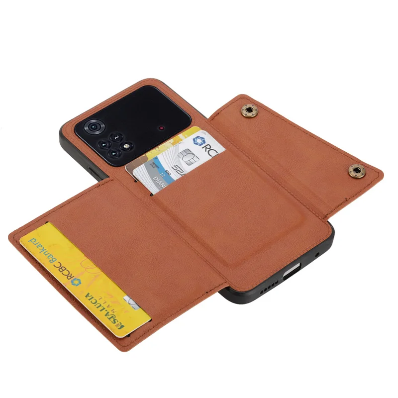 PU Leather Wallet Phone Case For Xiaomi Poco X4 Pro Card Slot Back Cover For Poco Poko Pocco Little X4Pro X 4 Pro 4Pro X4 Pro 5G 2