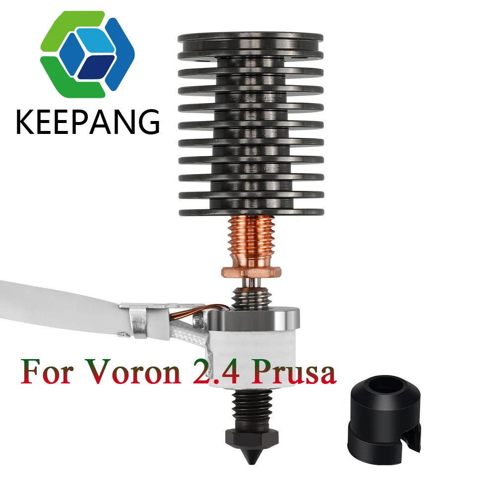 E3D V6 Hotend For Voron 2.4 Ceramic Heating Block Kit Core Print Head For Prusa V6 Bimetal Throat Extruder j-head 3D Printer 24v e3d v6 hotend for dde ddb voron 2 4 prusa extruder ender 3 cr10 mk3s 3d printer j head ceramic heating core print head